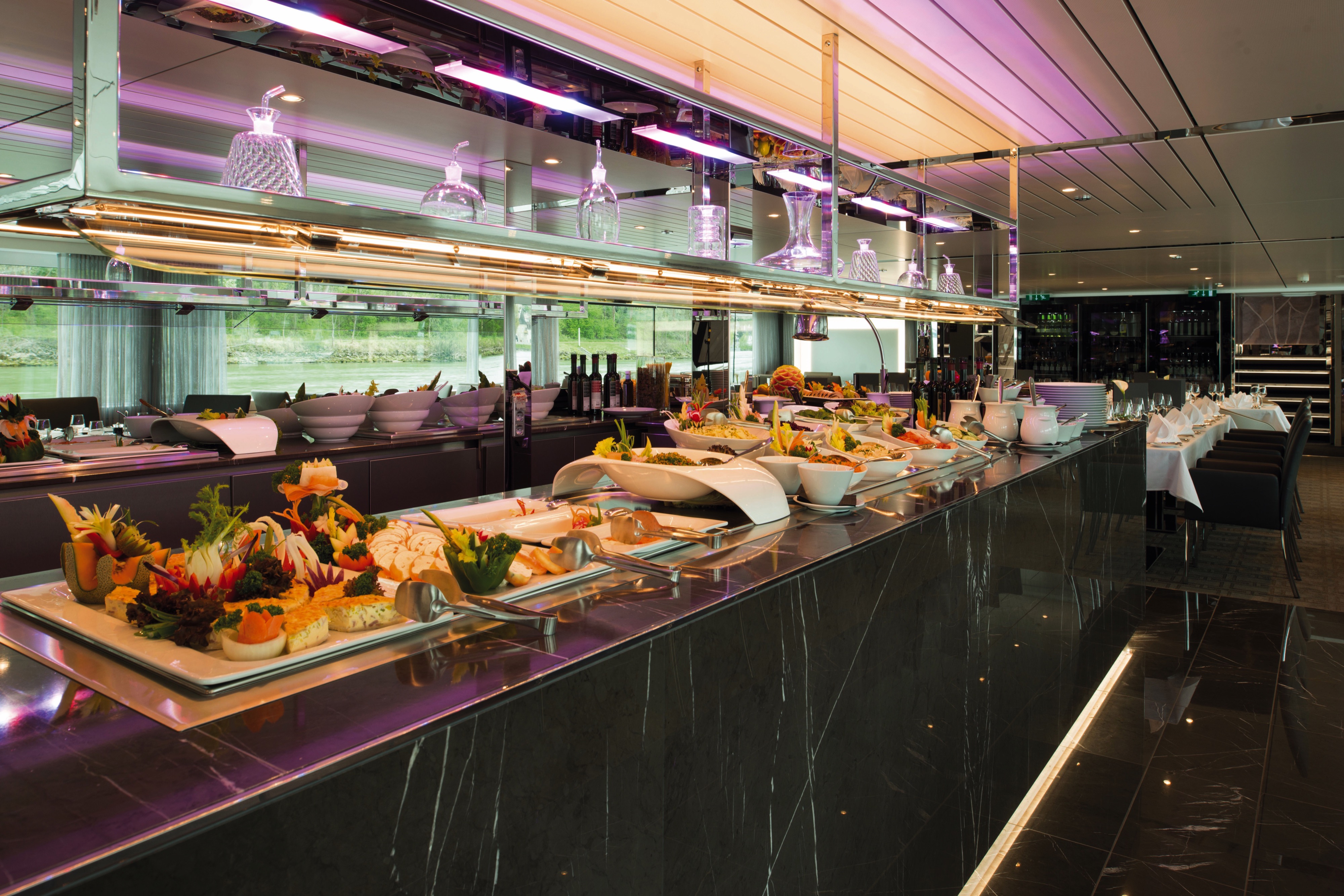 Scenic Luxury Cruises & Tours AMBER Crystal Dining 5